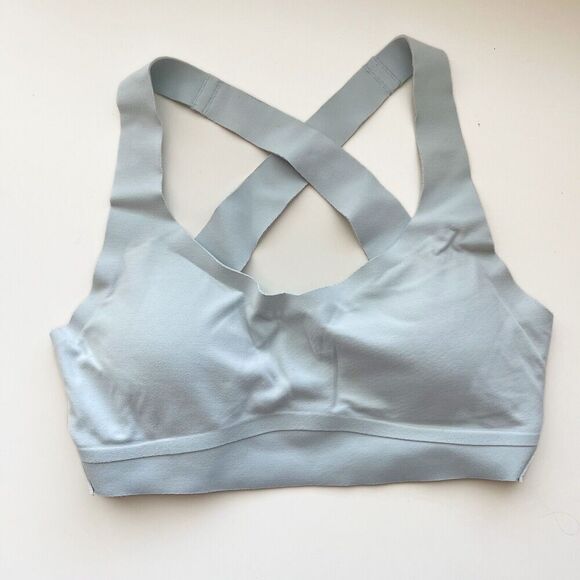 Athleta Sports Bra XS Pirouette A-C Criss Cross Strappy Seamless Light Support - Picture 2 of 12